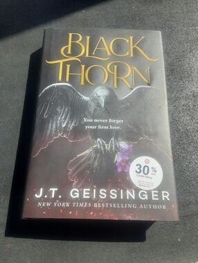 Black Thorn by J.T. Geissinger deluxe hardcover sprayed edges , Some Damage
